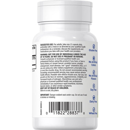 Rite Aid DHEA Capsules 50mg, 100 Count, for Hormone Balance, Immune & Cardiovascular Health and Anti-Aging, Promotes Healthy Mood & Well-Being