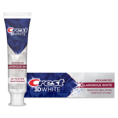 Crest Oral Care, Advanced Anticavity Toothpaste, Glamorous White, 3.3 Ounce