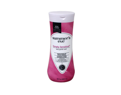 Summers Eve Cleansing Wash 15 Ounce Simply Sensitive (444ml) (2 Pack)
