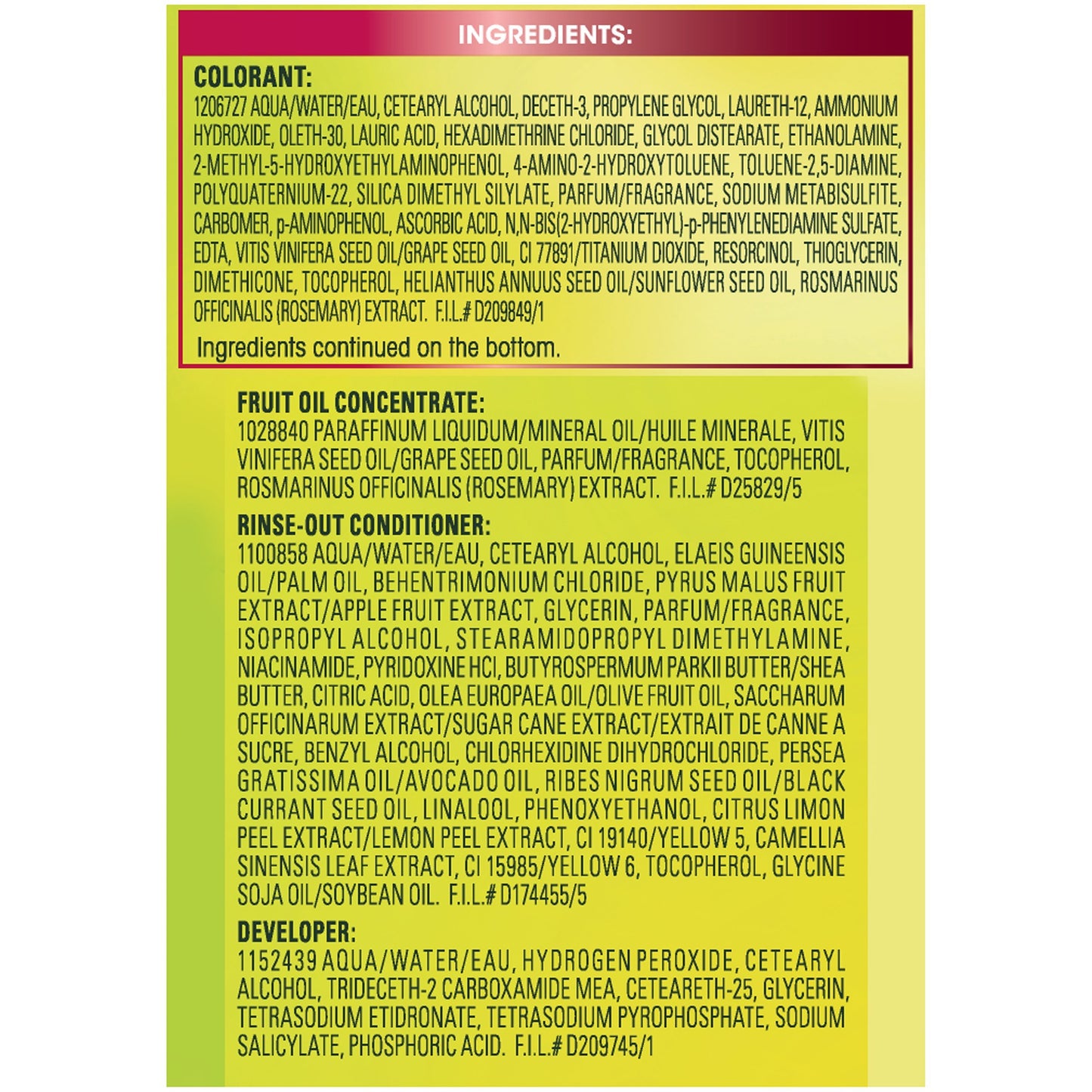 Garnier Hair Color Nutrisse Ultra Color Nourishing Creme