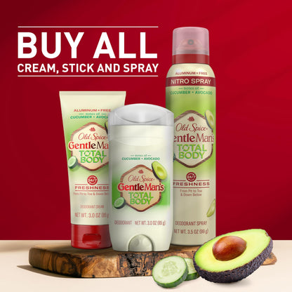 Old Spice Total Body Deodorant Men, Vanilla + Shea, Aluminum Free Deodorant Spray for 24/7 Freshness // Dermatologist Tested Whole Body Deodorant, 3.5 oz