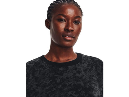 Under Armour Women's UA Rival Fleece Camo Crew Sweatshirt - Ultra-Soft Cotton Blend