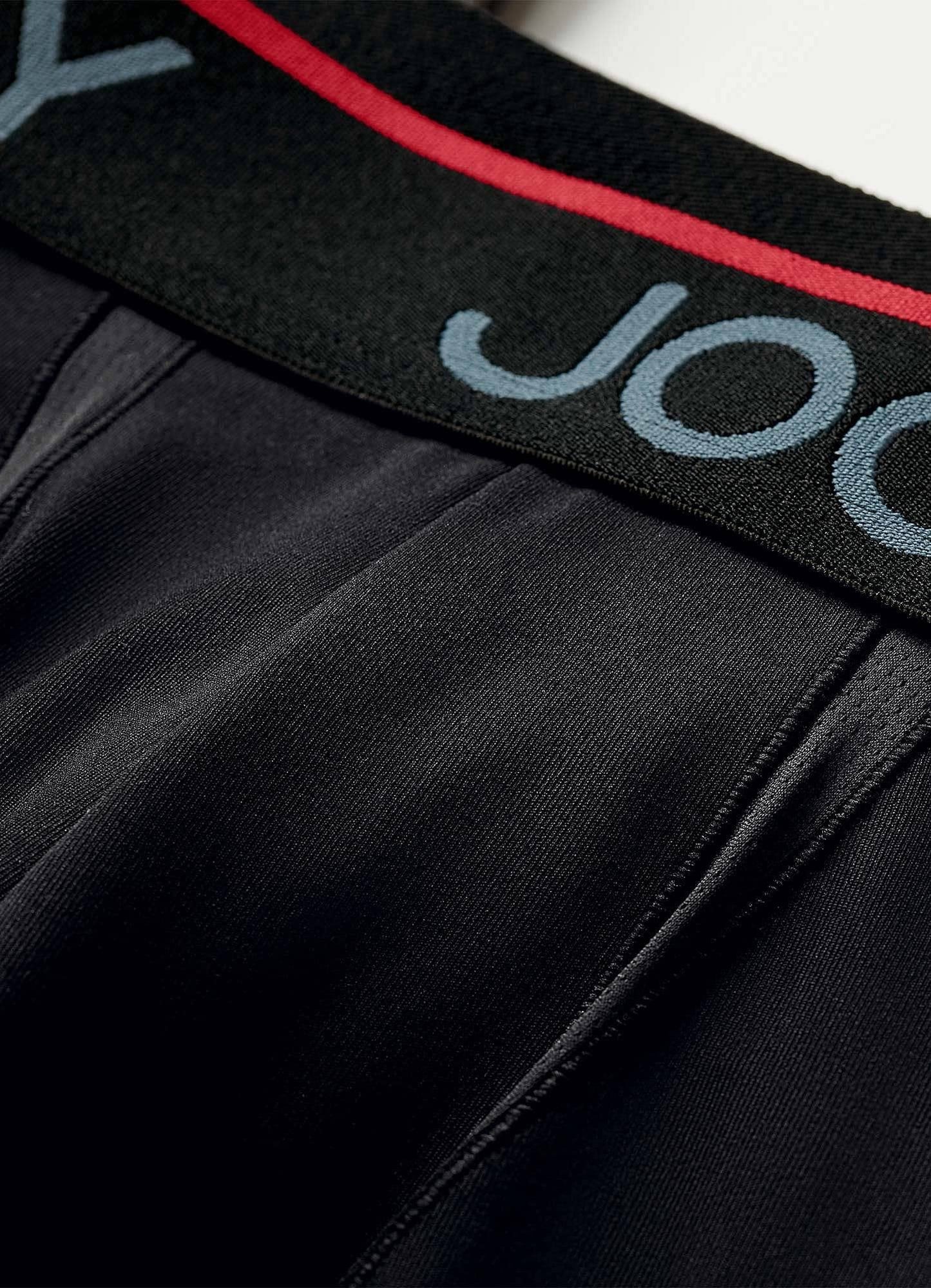 Jockey Men's Underwear Chafe Proof Pouch Microfiber 6" Boxer Brief - 3 Pack, Black, S