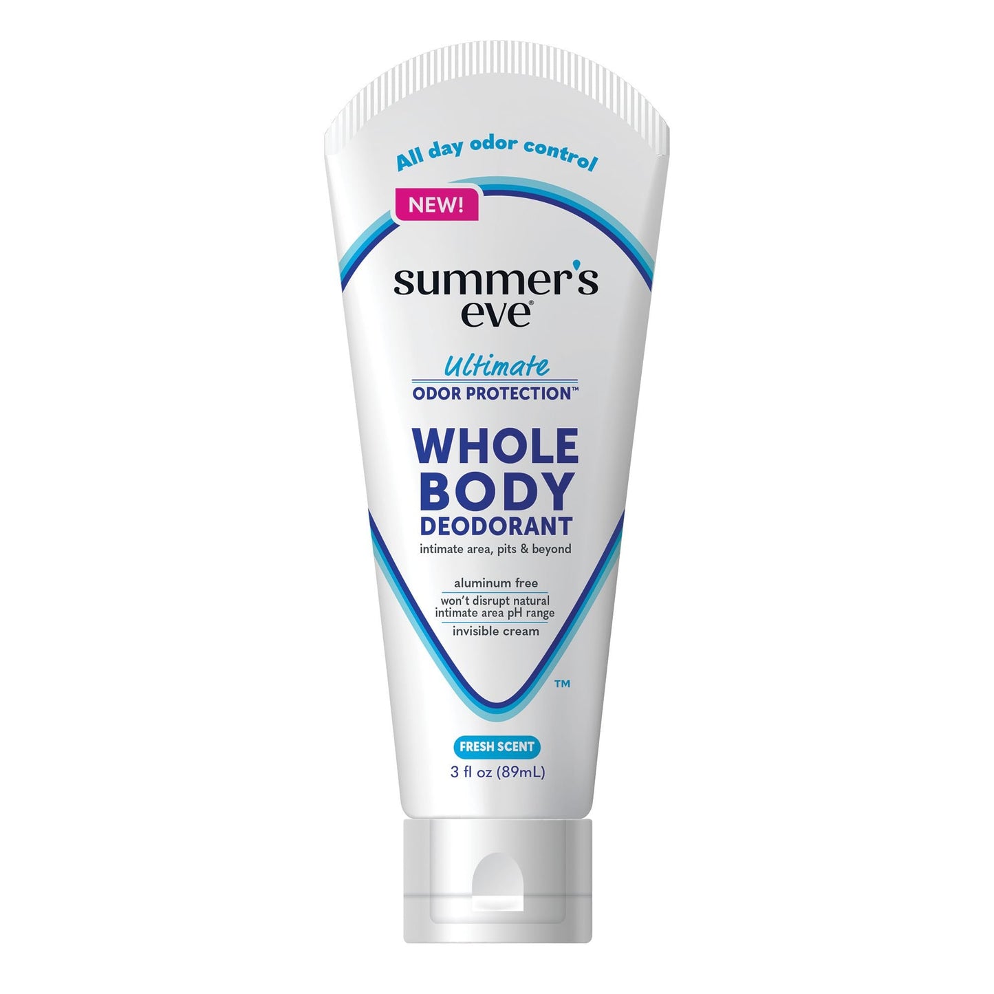 Summer's Eve Whole Body Deodorant Cream, Blissful Escape