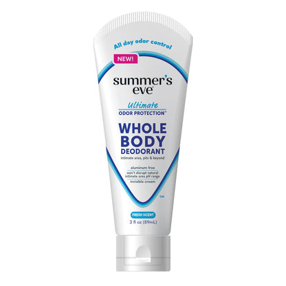 Summer's Eve Whole Body Deodorant Cream, Blissful Escape
