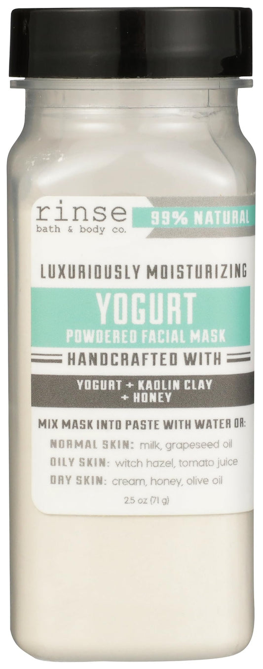 RINSE BATH & BODY CO Yogurt Powdered Facial Mask, 2.5 OZ