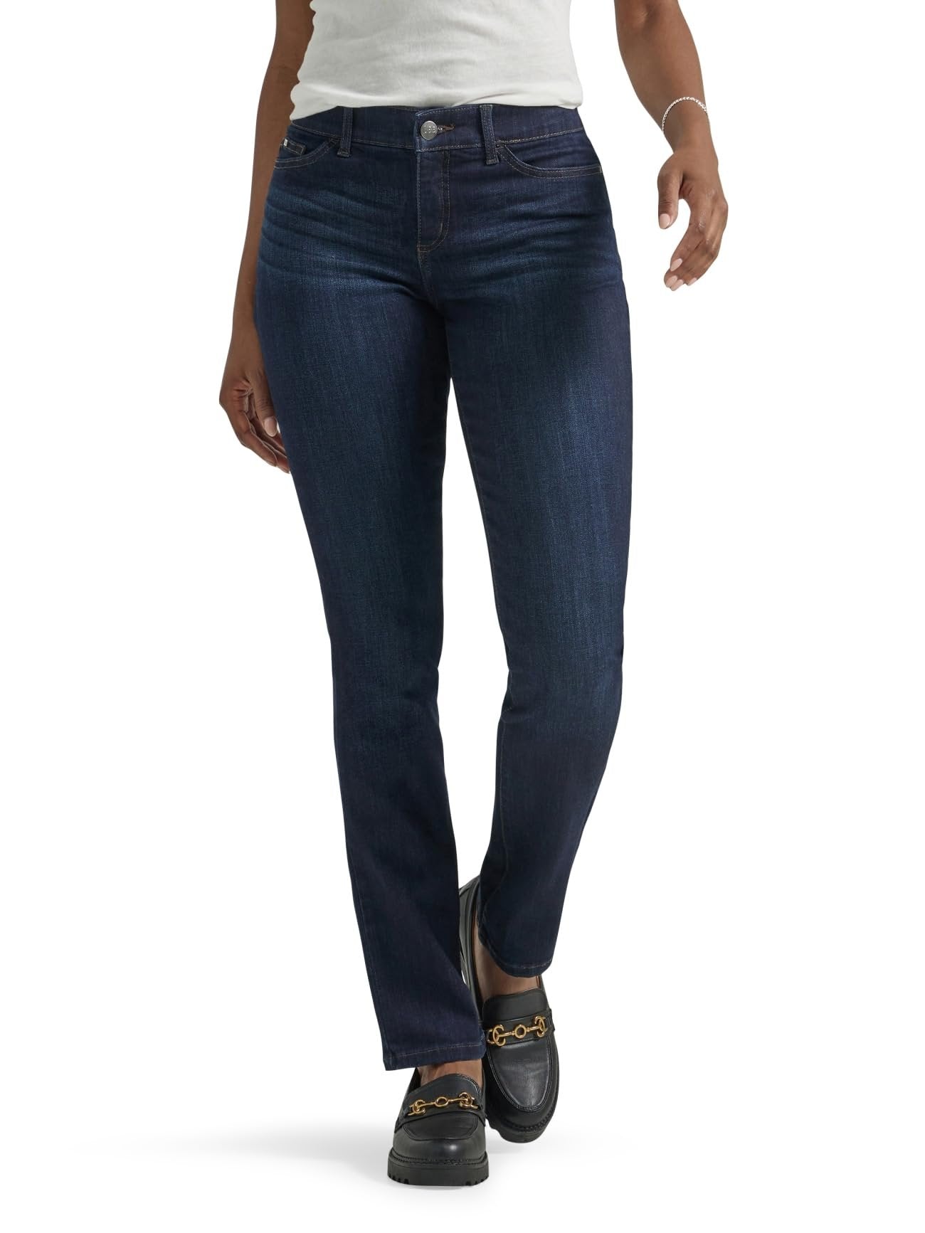 Lee Women's Ultra Lux Comfort with Flex Motion Straight Leg Jean