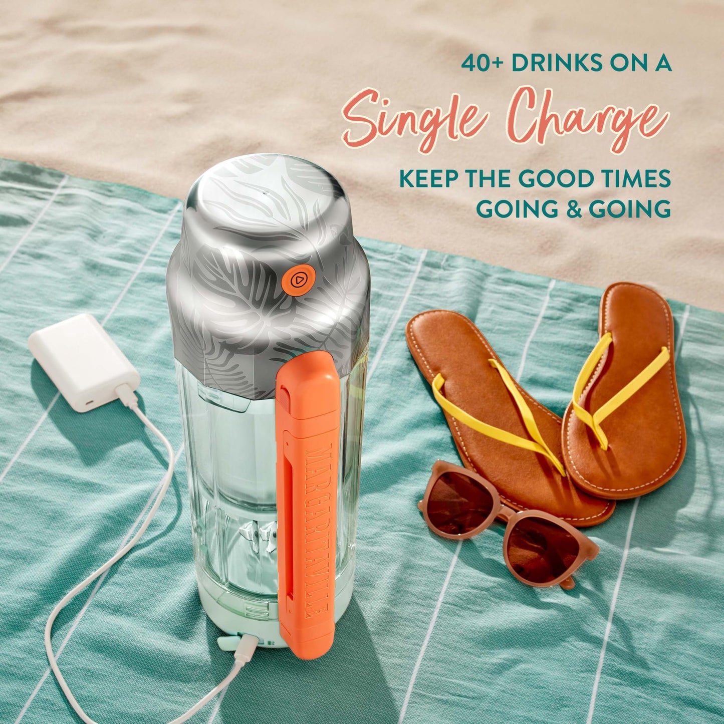 Margaritaville Maui Portable Frozen Drink Machine and Blender Ideal for Resort-Quality Shaved Ice Drinks and Smoothies