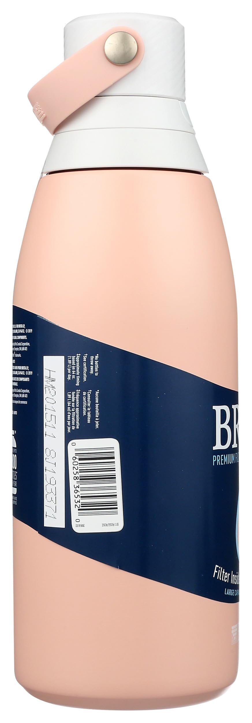 BRITA Brita Stainless Steel Water Bottle with Filter Rose 32oz, 1 EA