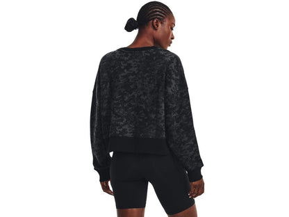 Under Armour Women's UA Rival Fleece Camo Crew Sweatshirt - Ultra-Soft Cotton Blend