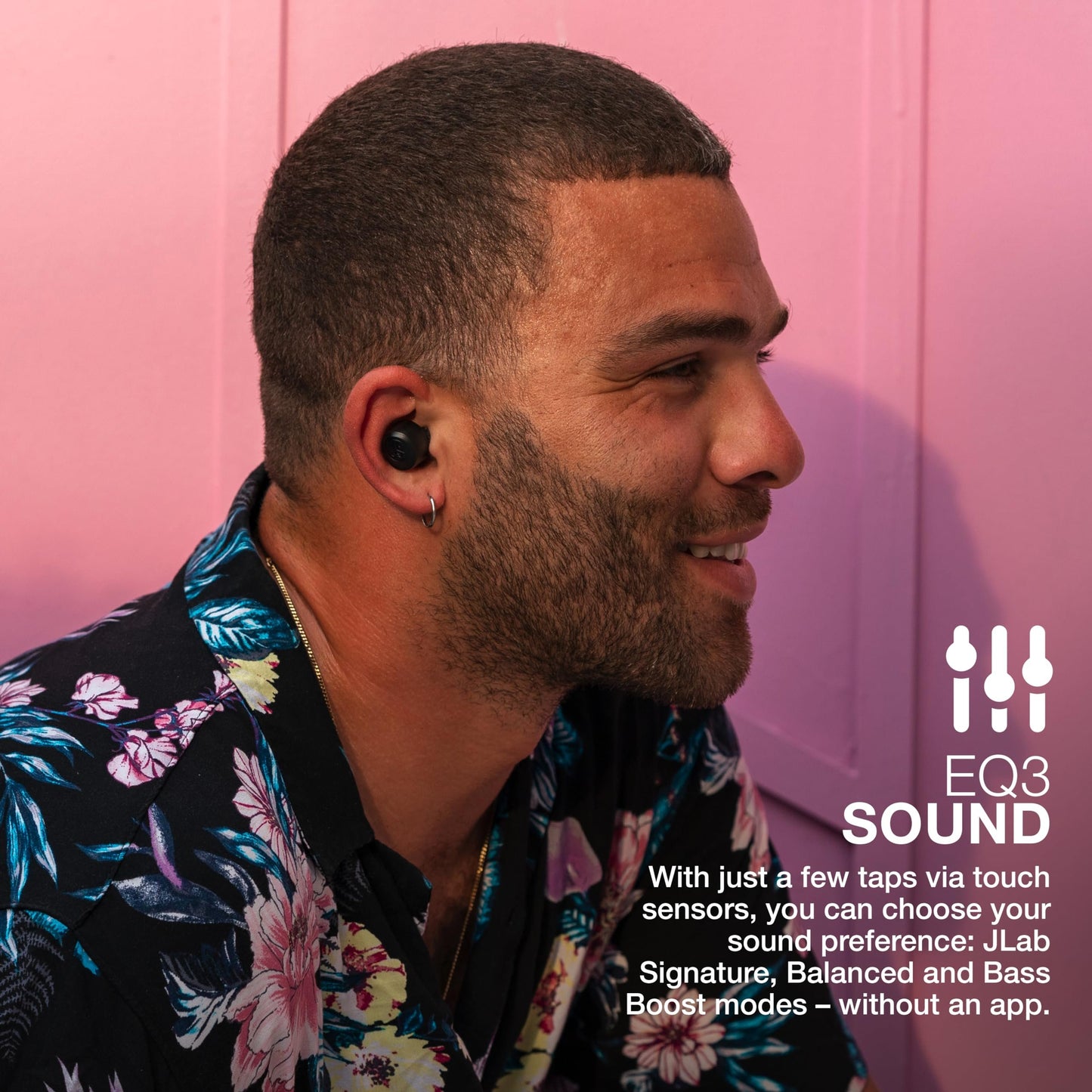 JLab Go Air Pop True Wireless Earbuds, in Ear Headphones, Bluetooth Earphones, Ear Buds with 32H Playtime, Bluetooth Earbuds with Microphone, USB Charging Case, Dual Connect, EQ3 Sound