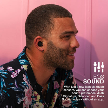 JLab Go Air Pop True Wireless Earbuds, in Ear Headphones, Bluetooth Earphones, Ear Buds with 32H Playtime, Bluetooth Earbuds with Microphone, USB Charging Case, Dual Connect, EQ3 Sound