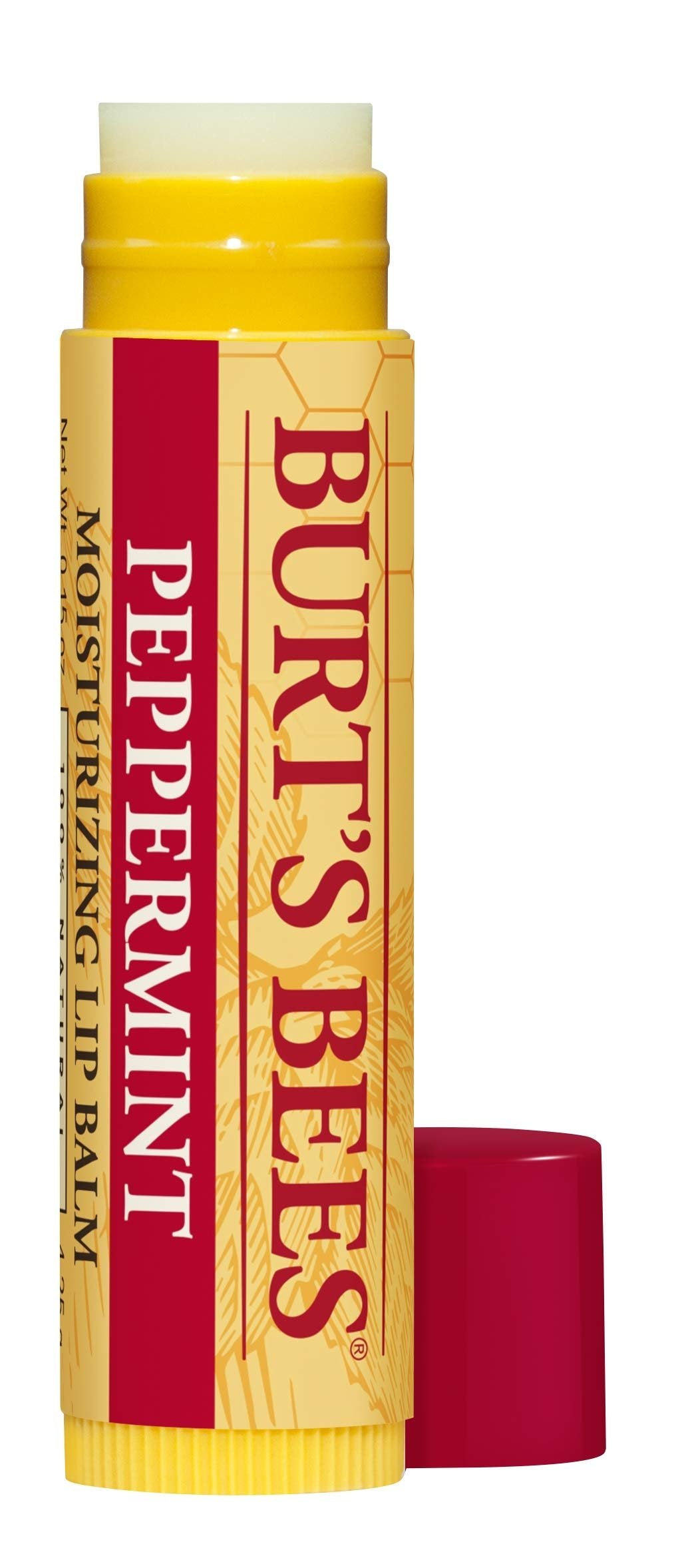 Burt's Bees Peppermint Lip Balm Blister for Unisex, 0.15 Ounce