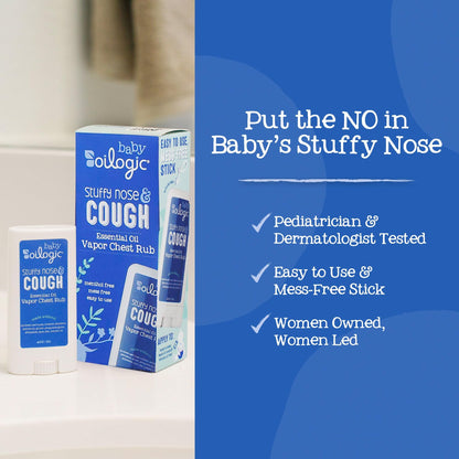 Oilogic Chest Vapor Rub Essential Oil for Babies & Toddlers - Gentle Baby Essential Oils