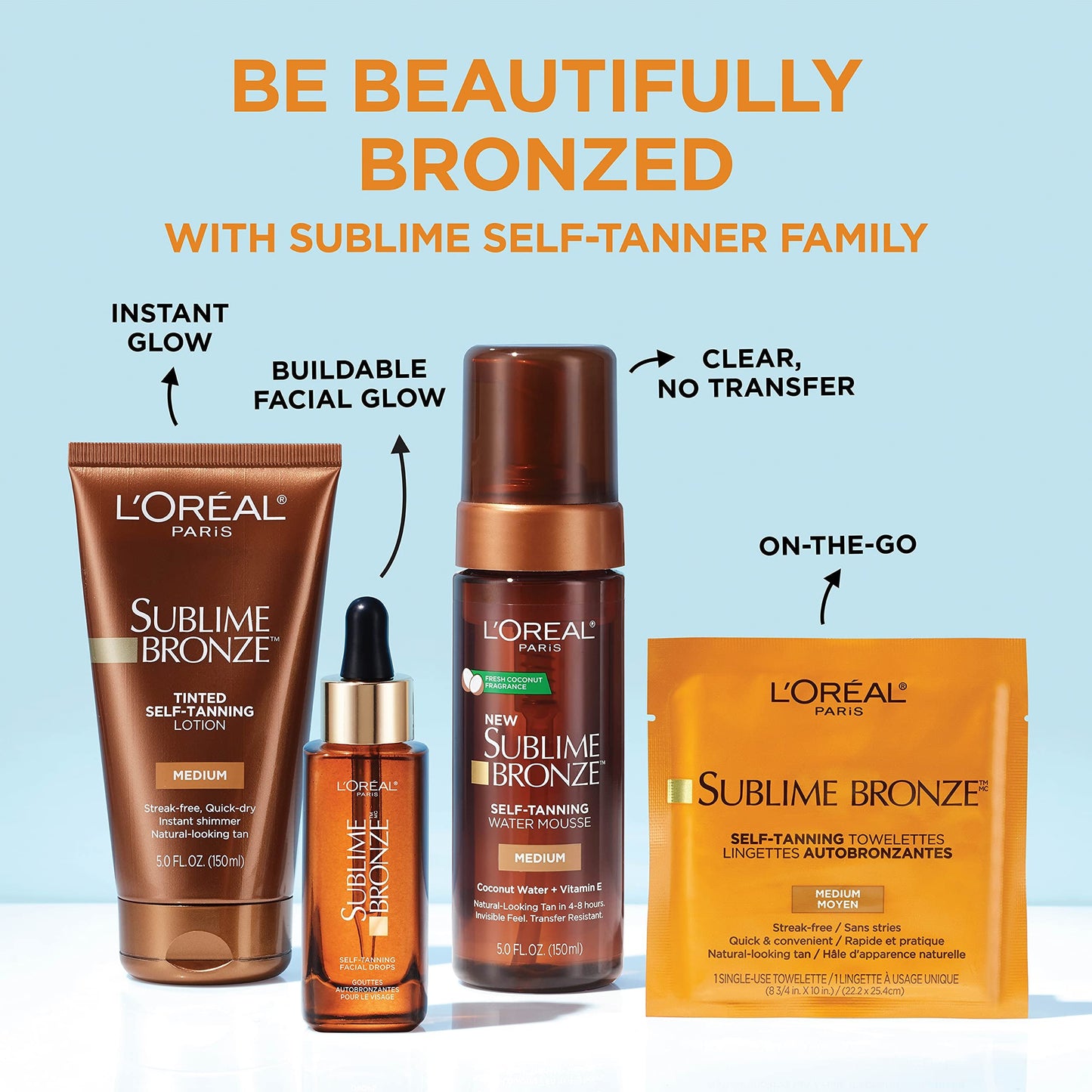 Loreal Paris Sublime Bronze body Towelette