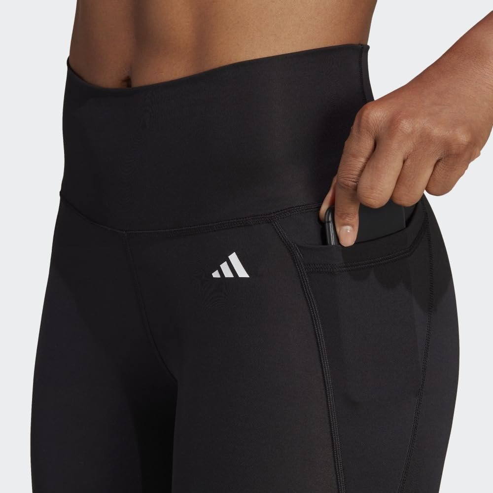 adidas Women's Optime Stash Pocket High Waisted 7/8 Tights