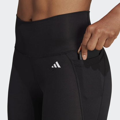 adidas Women's Optime Stash Pocket High Waisted 7/8 Tights