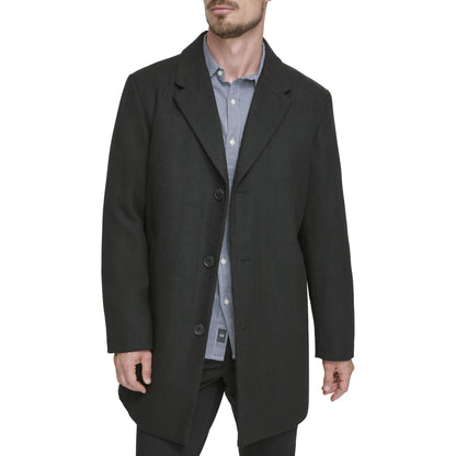 Dockers Men's Henry Wool Blend Top Coat (Regular and Big & Tall Sizes)
