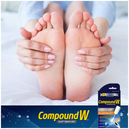 Compound W Freeze Off Plantar Wart Remover Kit, 8 Applications,1 Count (Pack of 1)