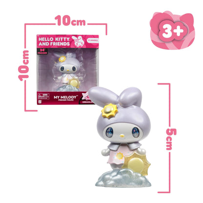 Hello Kitty Premier 4-Inch Figure – My Melody Edition, Collectible My Melody Figurine Detail for Display or Collection, Fans