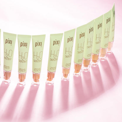 Pixi Beauty H20 SkinTint Tinted Face Gel, 1.2 fl oz / 35 ml, Poercelain