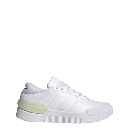 adidas Women's Court Funk Shoes, Cloud White/Cloud White/Zero Metalic, 8.5