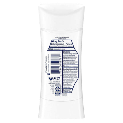 Dove Advanced Care Invisible+ Antiperspirant Deodorant Stick, Cucumber and Cactus Water, 2.6 oz, 4 ct