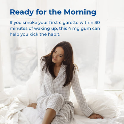 Rite Aid Nicotine Gum, Ice Mint Flavor, 4 mg - 100 Count | Quit Smoking Aid | Nicotine Replacement Gum | Stop Smoking Aids That Work | Chewing Gum to Help You Quit Smoking | Coated Nicotine Gum