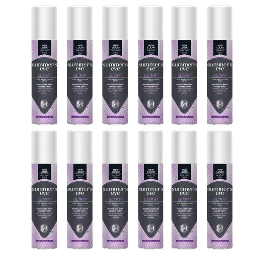 Summer's Eve Feminine Deodorant Ultra Extra Strength Spray 2 Ounce (Value Pack of 12)