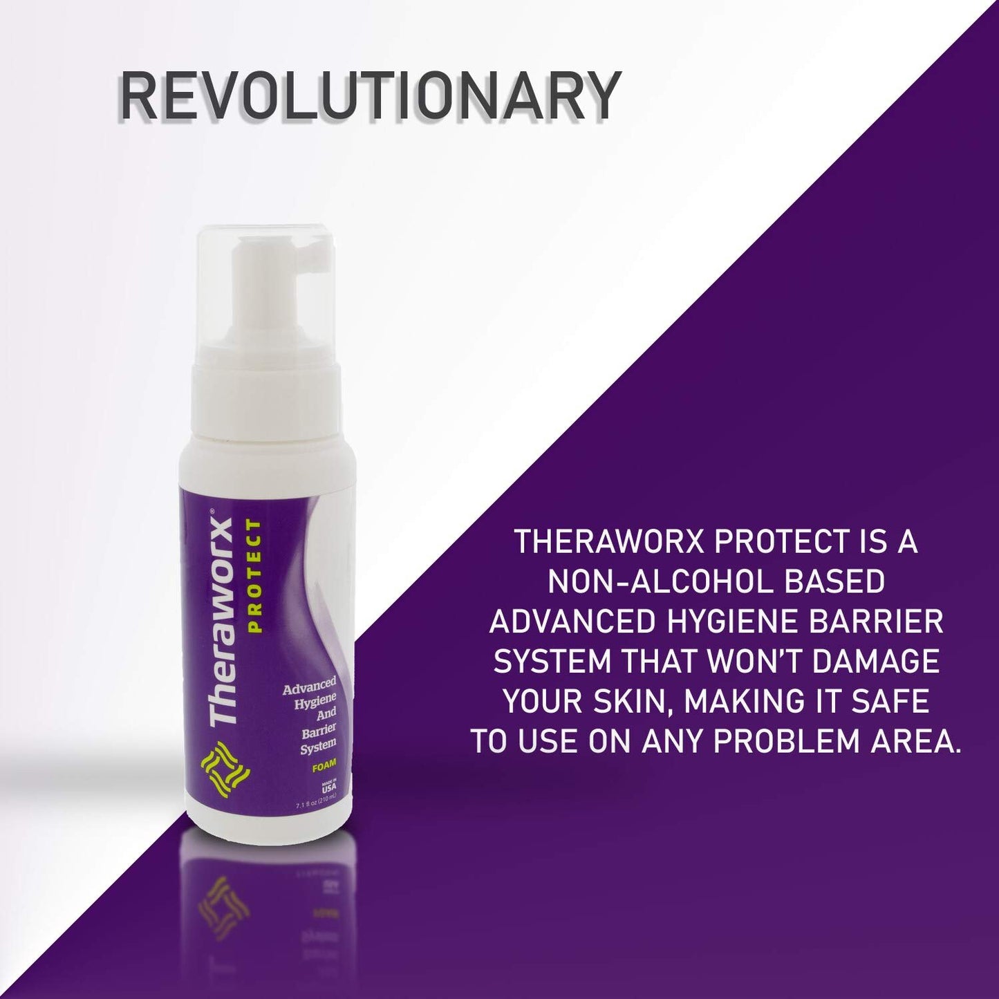 THERAWORX PROTECT Advanced Hygiene and Barrier System Foam (3.4 Fl Oz (Pack of 1))