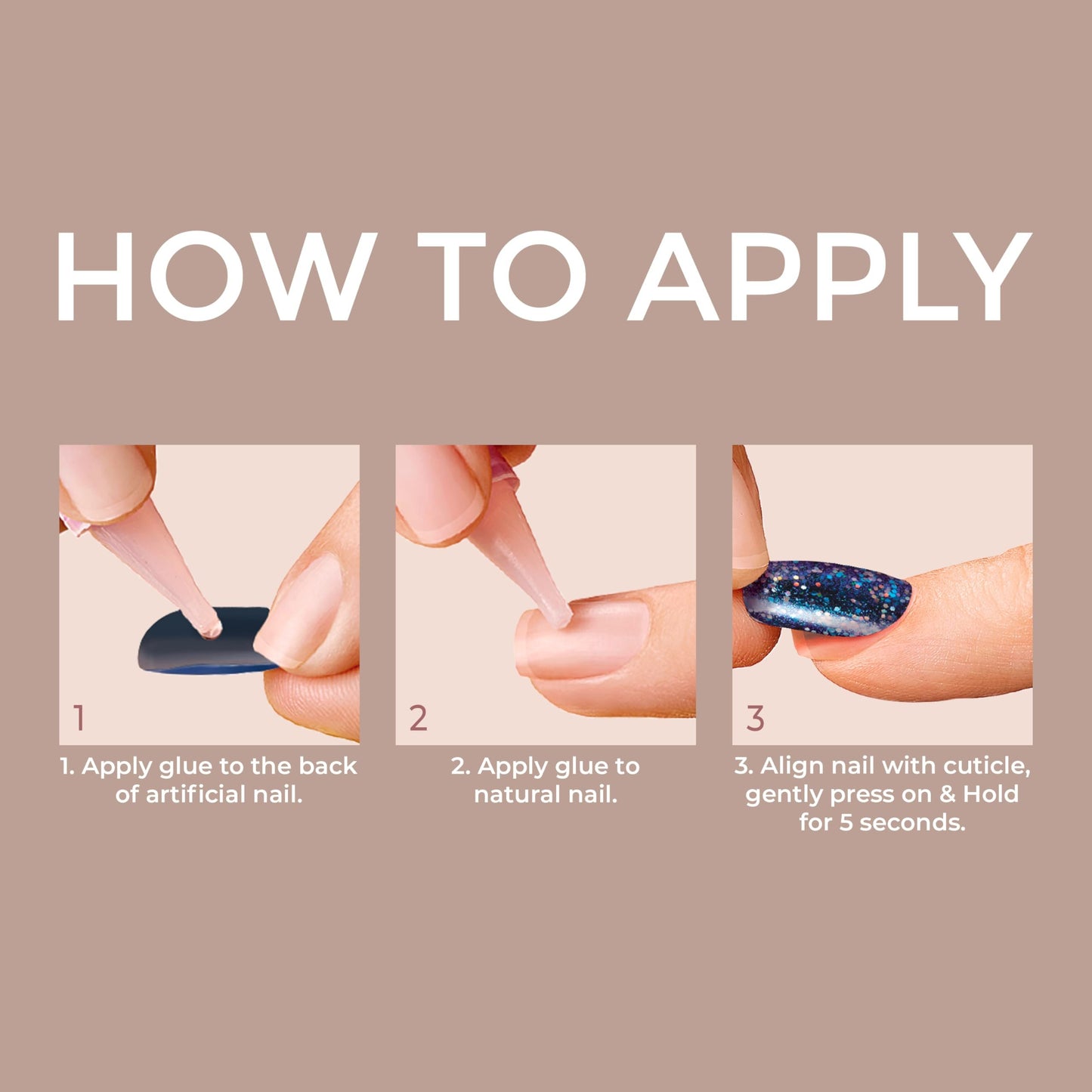 KISS Gel Fantasy Press On Nails, Nail glue included, 'True Color', White, Long Size, Coffin Shape, Includes 28 Nails