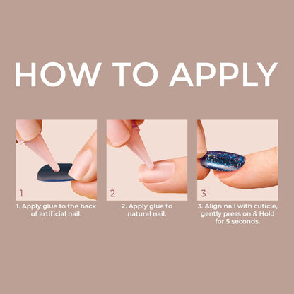 KISS Gel Fantasy Press On Nails, Nail glue included, 'True Color', White, Long Size, Coffin Shape, Includes 28 Nails