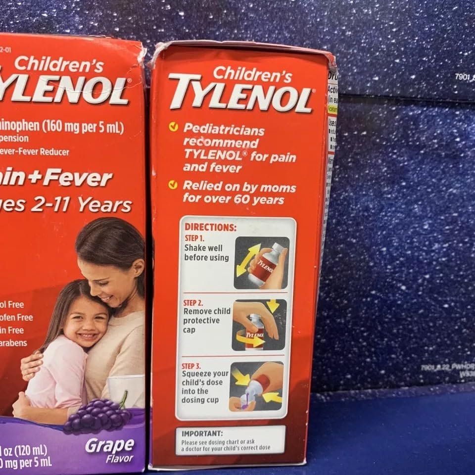 Tylenol Children's Oral Suspension, Grape 4 FL. OZ.