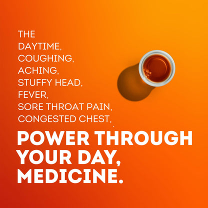 Vicks DayQuil Severe Cold & Flu Liquid Medicine, Daytime Relief for Headache, Fever, Sore Throat, Minor Aches & Pains, Chest Congestion, Stuffy Nose, Nasal Congestion, Sinus Pressure, & Cough, 2x12oz