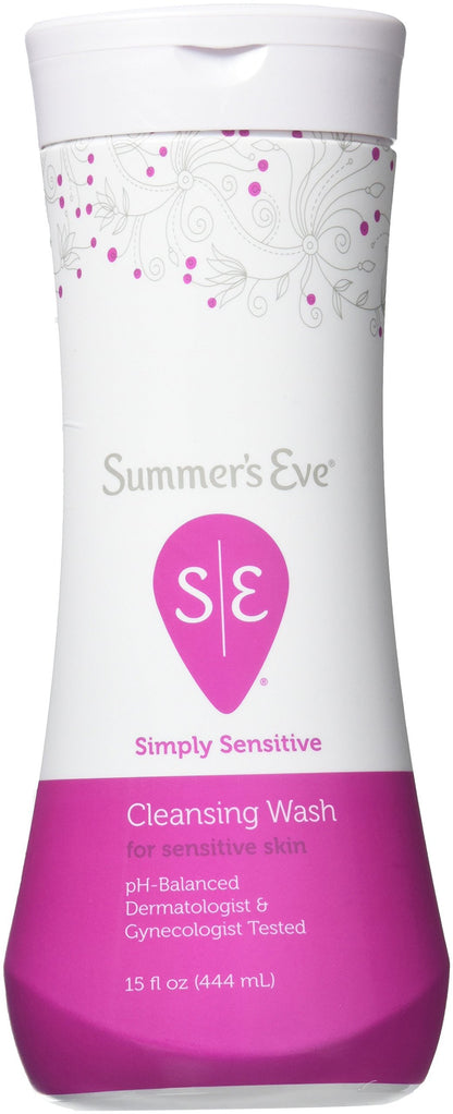 Summer's Eve Feminine Wash Sensitive Skin 15 oz (Pack of 3)