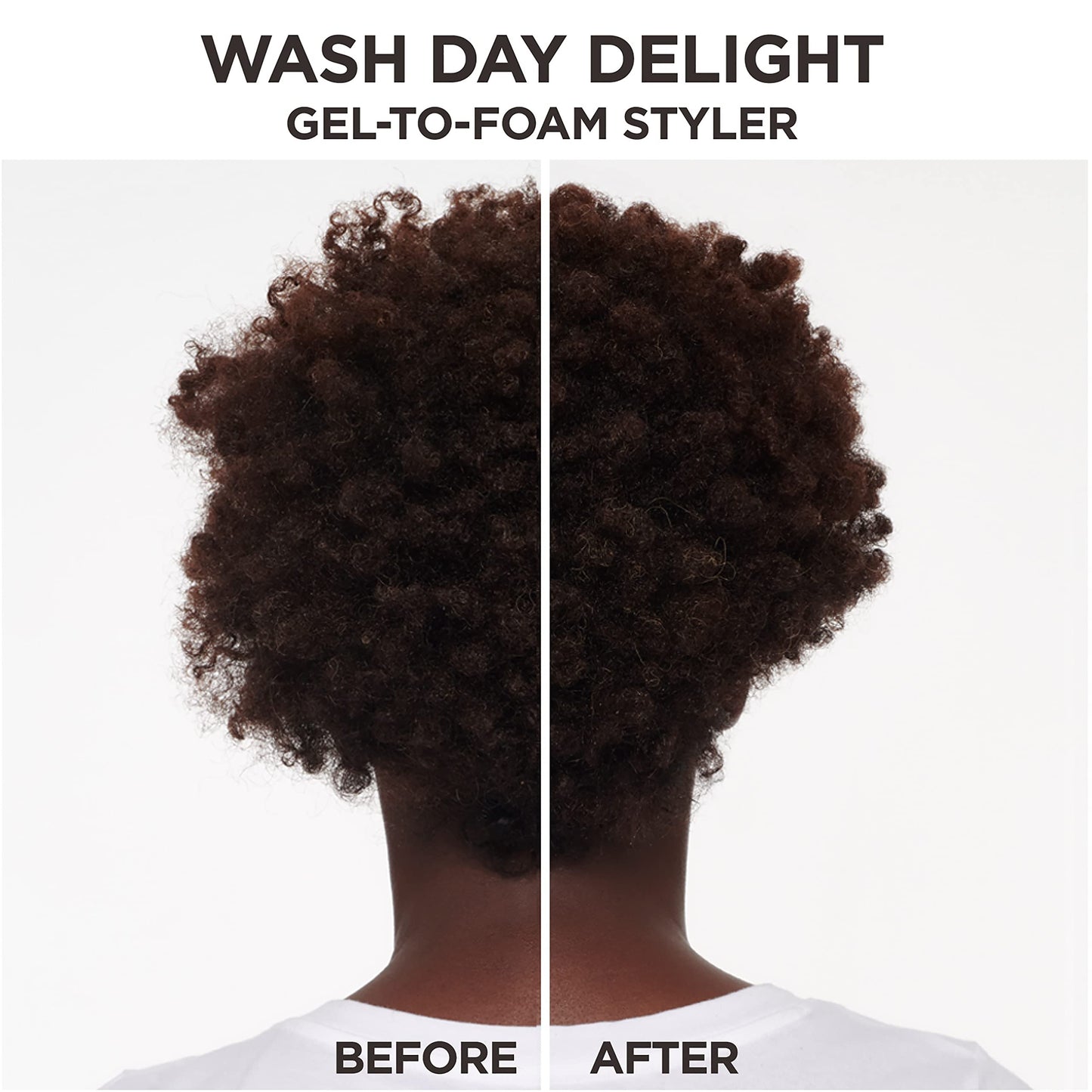 Carol's Daughter Wash Day Delight Hair Gel to Foam Mousse Styler and Hair Detangler for Curls with Aloe, Natural-looking Hold 8.5 fl oz