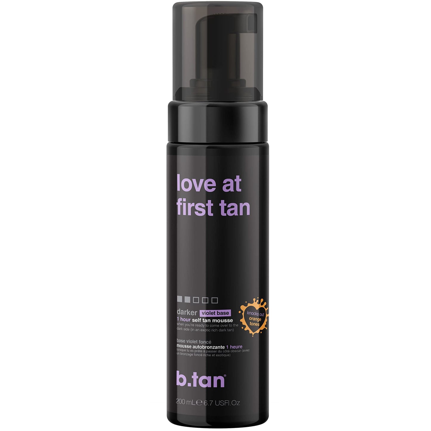 b.tan Self Tanner Singles | Fast, 1 Hour Sunless Tanner Mousse, No Fake Tan Smell, No Added Nasties, Vegan & Cruelty Free