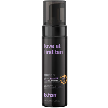 b.tan Self Tanner Singles | Fast, 1 Hour Sunless Tanner Mousse, No Fake Tan Smell, No Added Nasties, Vegan & Cruelty Free