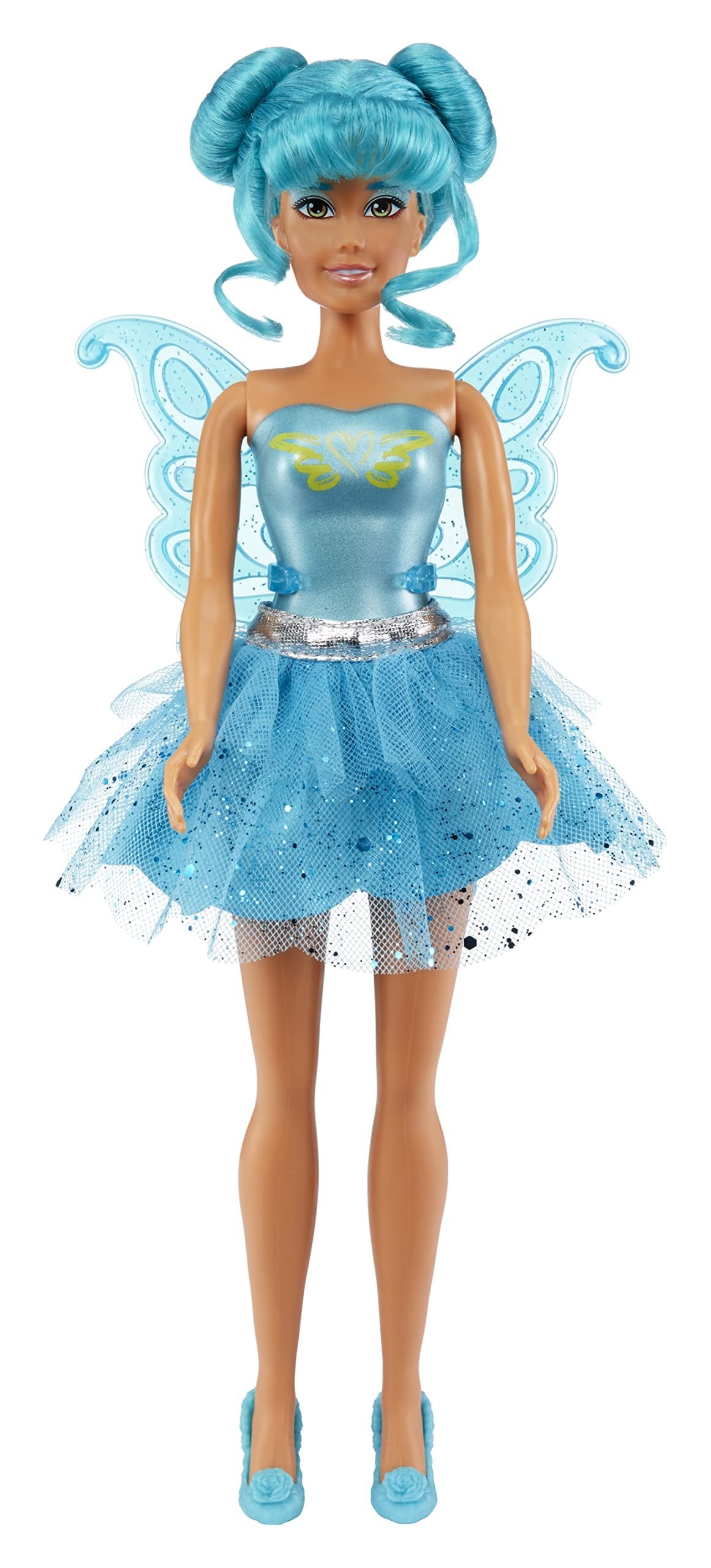 Dream Ella 582397EUC MGA's Colour Change Surprise Fairies Series 2-DREAMELLA Fashion Doll with Teal Wings, Accessories, & Hair-11.5"/29.2cm-Collectable-Gift for Kids Ages 3+