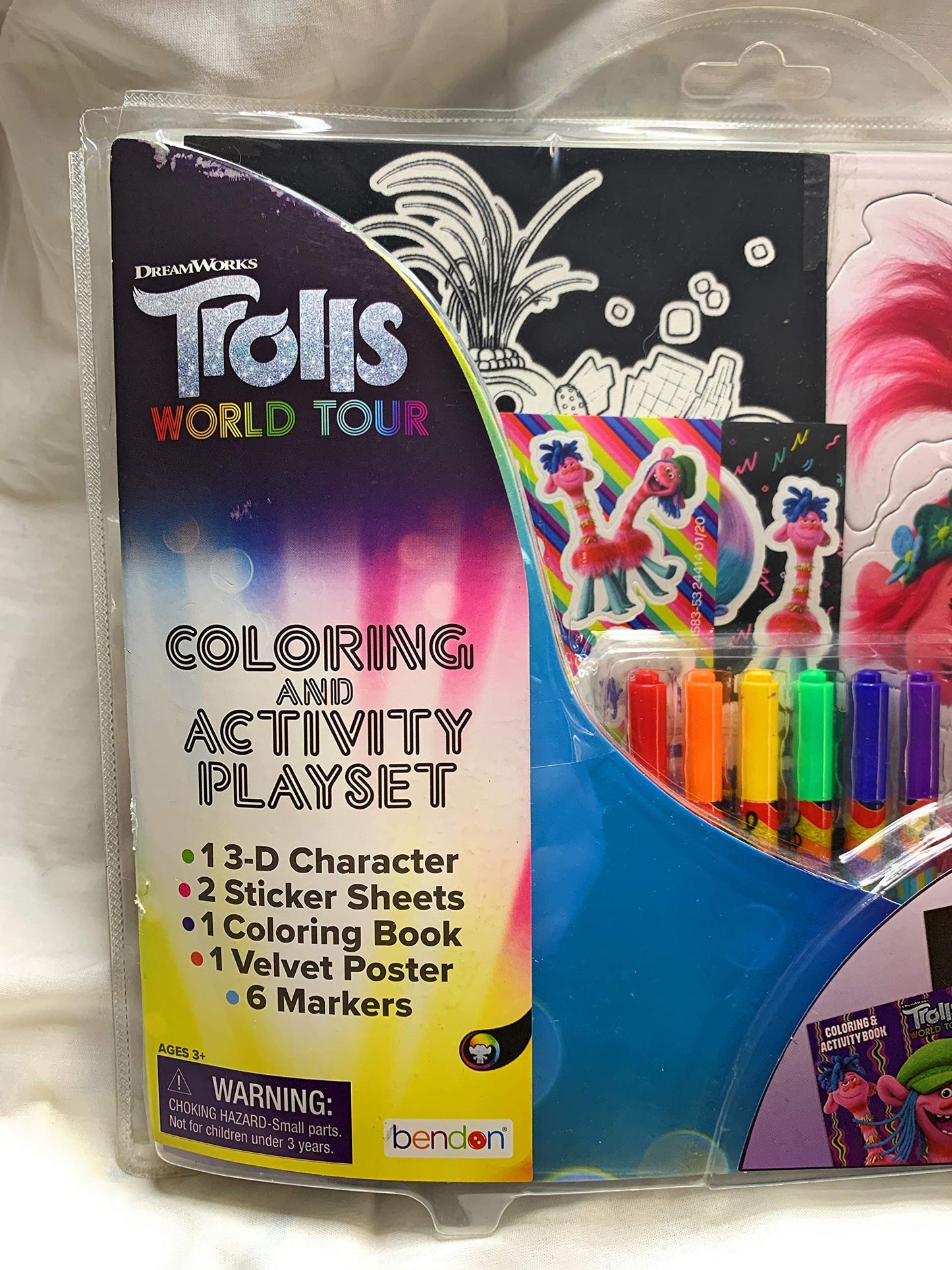 Trolls World Tour Coloring and Activity Playset