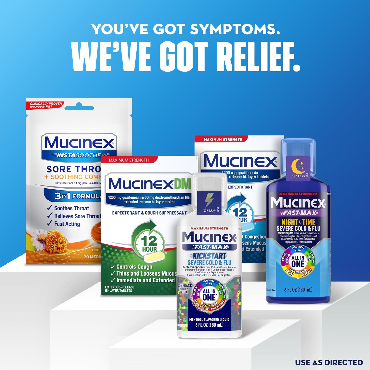 Chest Congestion, Mucinex Maximum Strength 12 Hour Release Tablets, 14ct, 1200 mg Guaifenesin with Extended Relief of Chest Congestion Caused by Excess Mucus, Thins and loosens Mucus