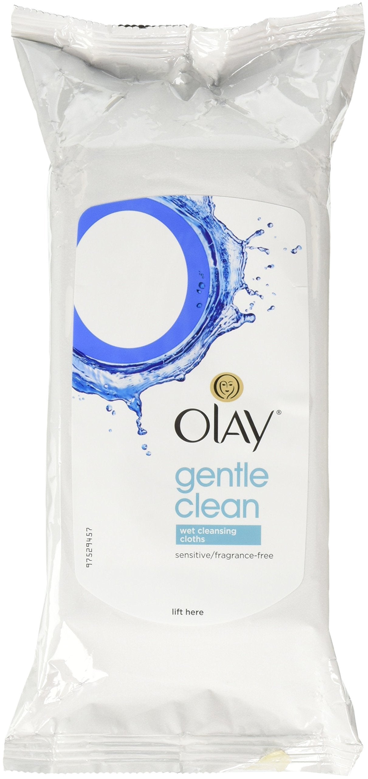 Olay Wet Cleansing Cloths Gentle Clean, Sensitive/Fragrance-Free