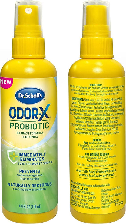 Dr. Scholl's Probiotic Foot Spray 4oz