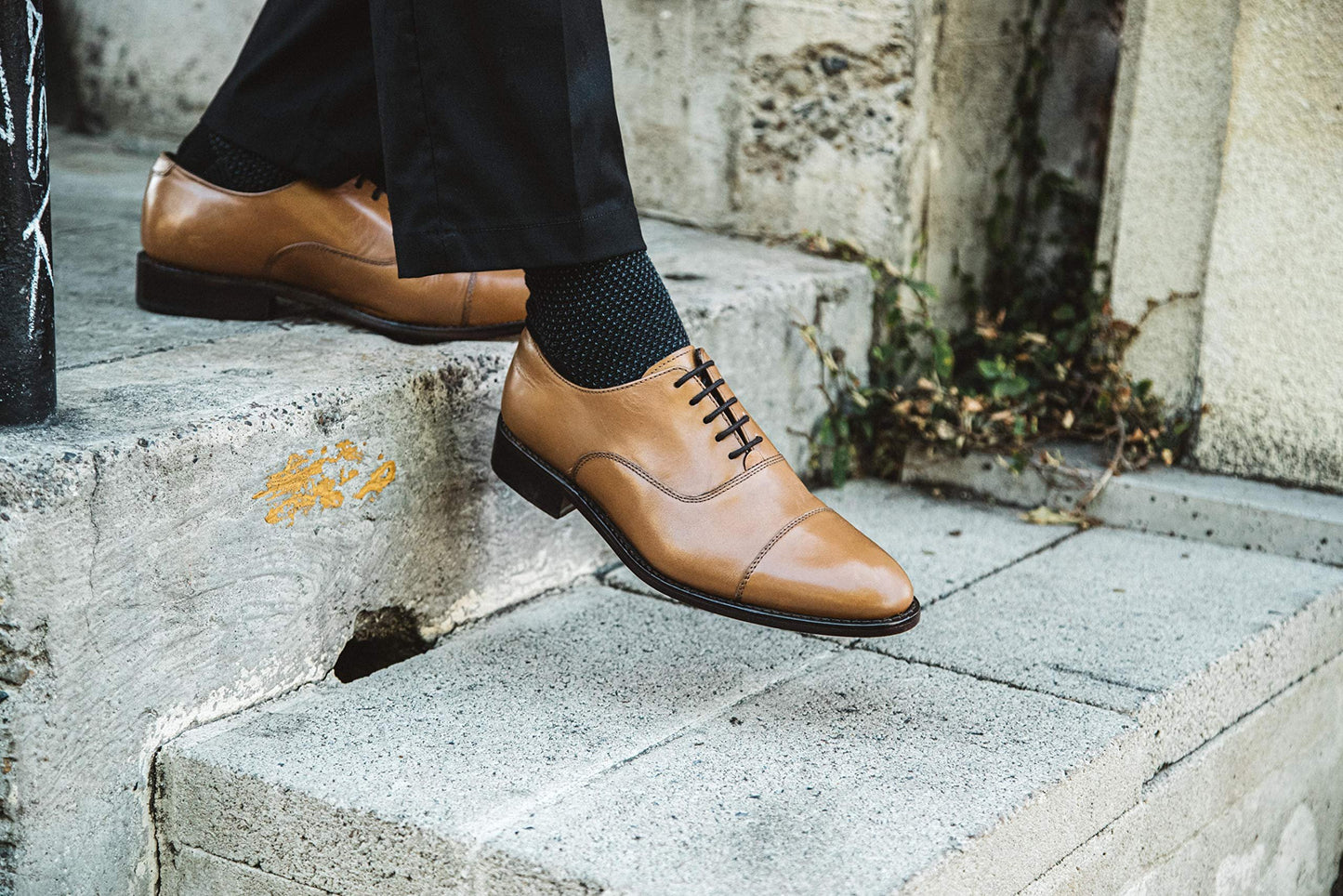 Anthony Veer Clinton Cap-Toe Oxford Dress Shoes for Men | Full-Grain Leather Upper | Goodyear Welt Construction | Ortholite Cushion Comfort | Recraftable Leather Outsole
