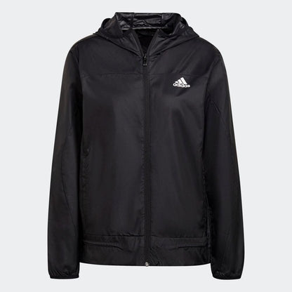 adidas Women's Logo Running Windbreaker