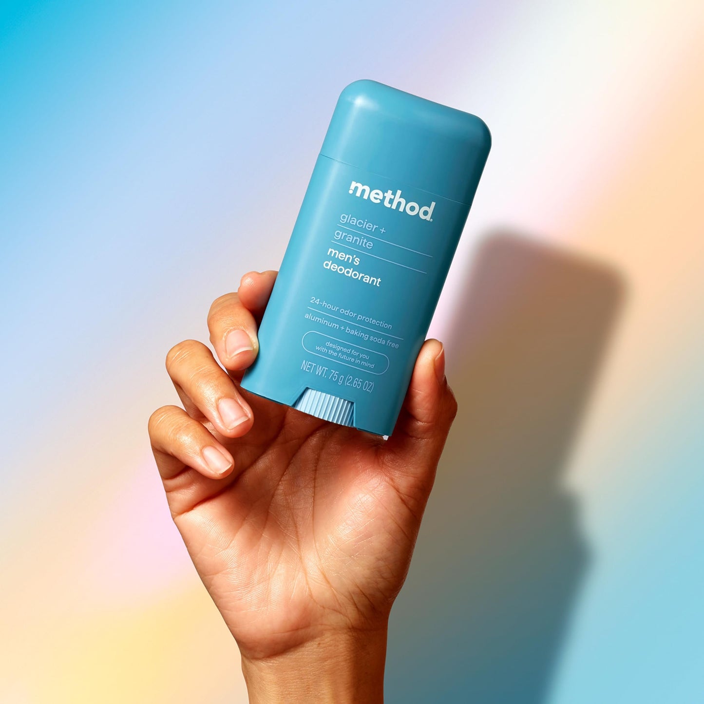 Method Deodorant, Pure Peace, Rose Water, Peonies + Pink Sea Salt notes, 24 Hour Odor Protection, 2.65 oz