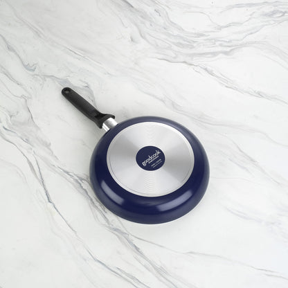 GoodCook Basics Nonstick 10-Inch Frying Pan, Navy Blue, Aluminum Skillet with Ergonomic Handle, Non-Stick Sauté Pan for Cooking and Searing, Dishwasher Safe, Lightweight Cookware
