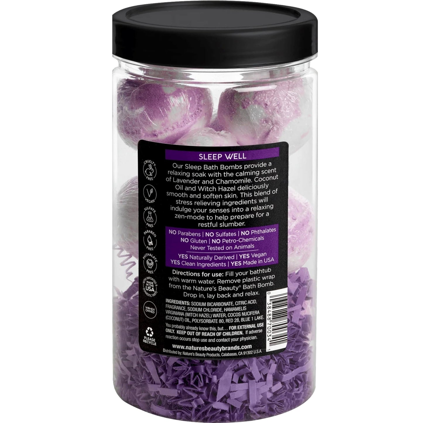 Nature's Beauty Bath Bomb Gift Set Multi-Pack, 17.5 oz |10 ct ea (2 Pack)