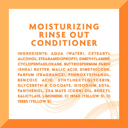Cantu Moisturizing Rinse Out Conditioner with Shea Butter, 13.5 fl oz