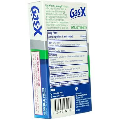Novartis Gas-X Extra Strength Antigas - 10 Softgels